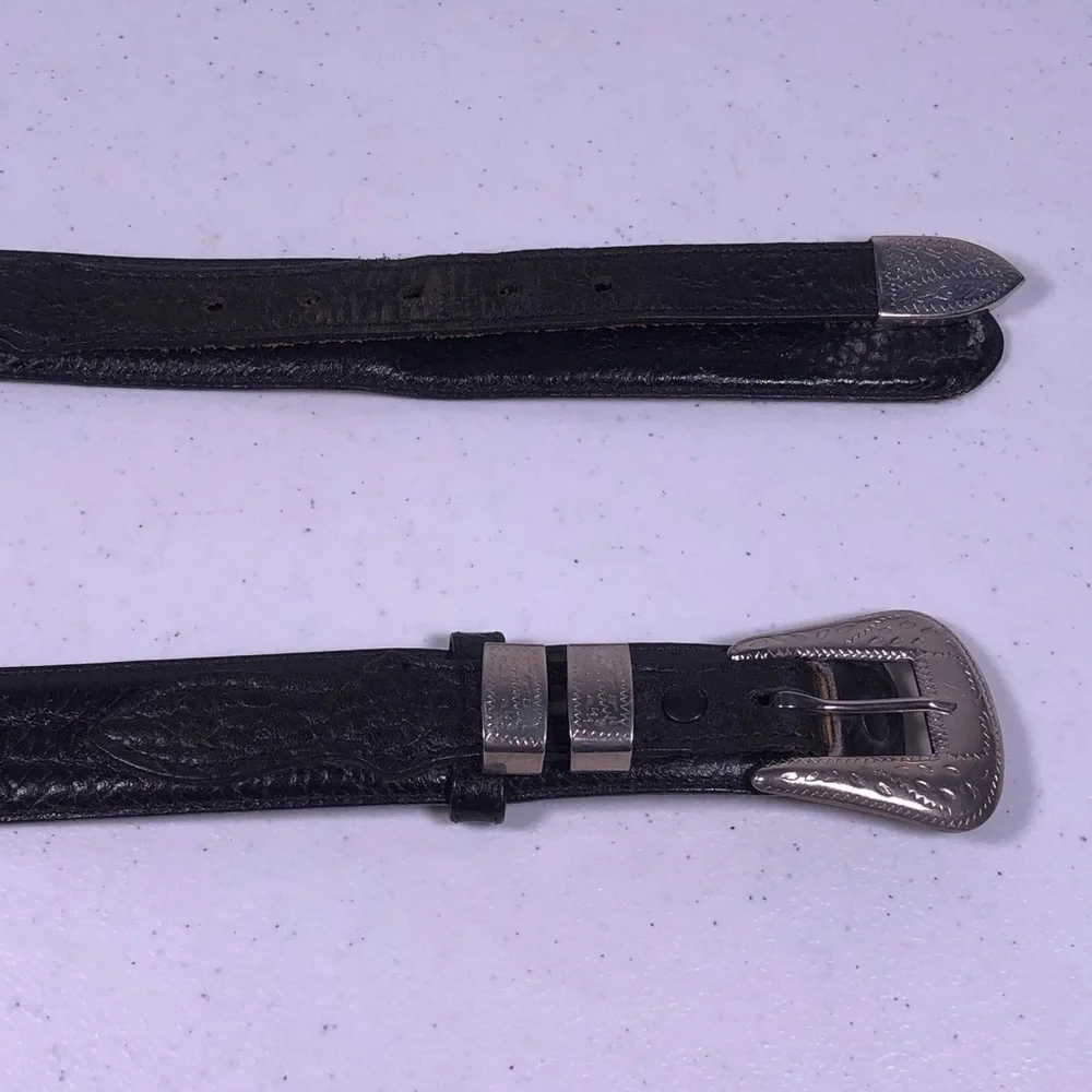 SILVER Creek Leather Belt